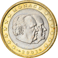 Monaco, Euro, 2001, AU(55-58), Bi-Metallic, KM:173