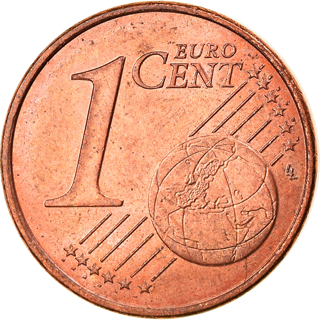 Francja, Euro Cent, 2003, Paris, EF(40-45), Miedź platerowana stalą, KM:1282