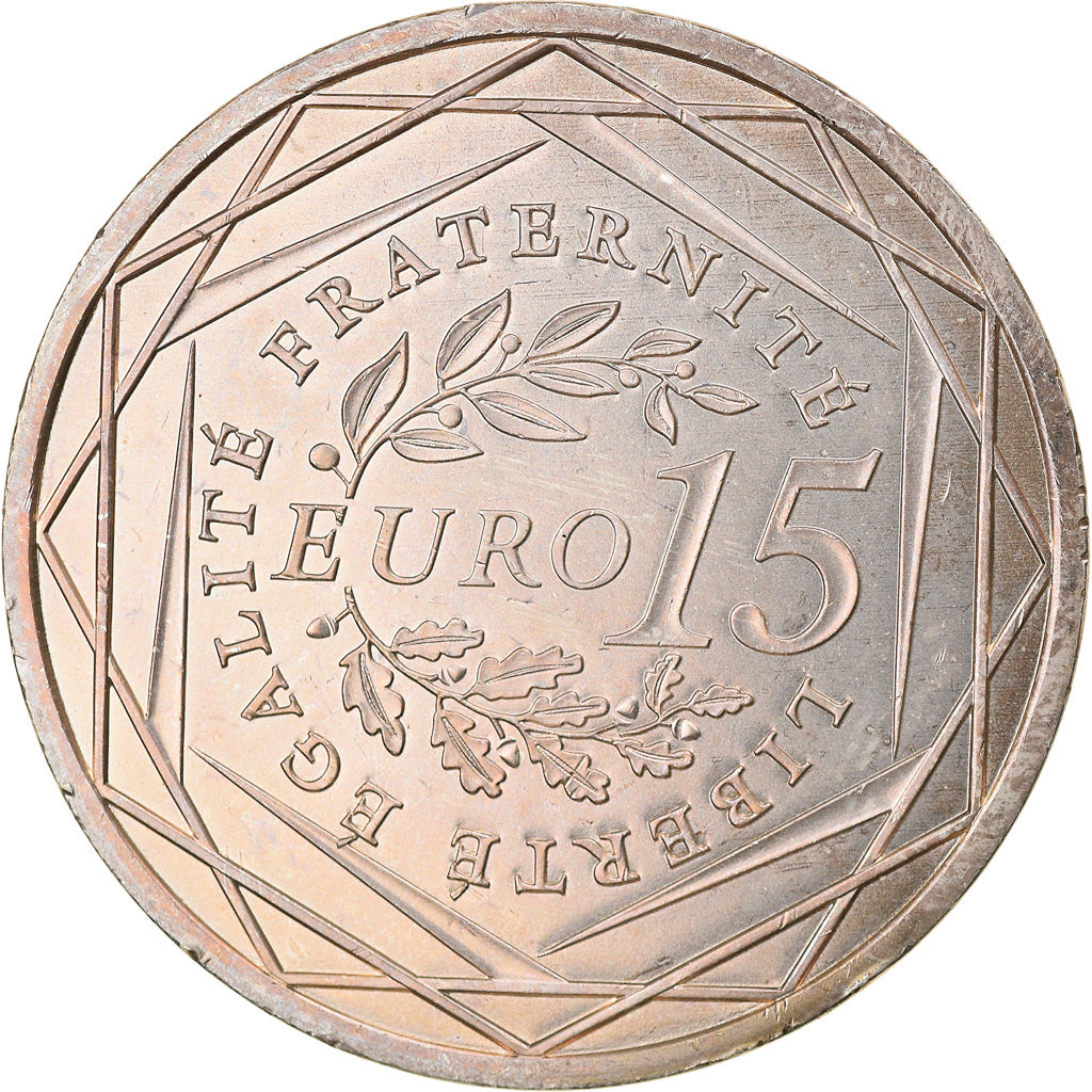 France, 15 Euro, 2008, SUP, Argent, Gadoury:EU288, KM:1535
