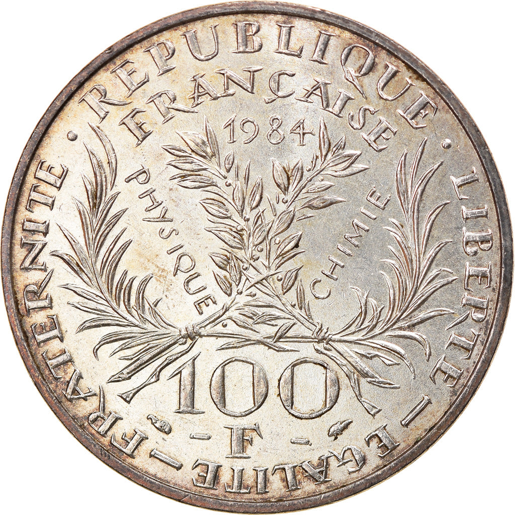 Coin, France, 100 Francs, 1984, AU(55-58), Silver, Gadoury:899