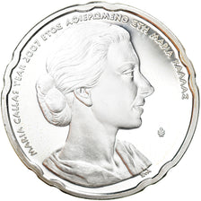 Greece, 10 Euro, Maria Callas, 2007, Athens, MS(64), Silver, KM:223