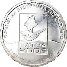 Greece, 10 Euro, Patras, 2006, Athens, MS(64), Silver, KM:218