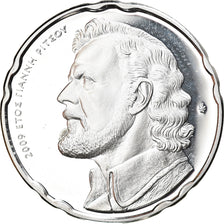 Greece, 10 Euro, Yannis Ritsos, 2009, MS(64), Silver, KM:226