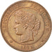 Monnaie, France, Cérès, 10 Centimes, 1891, Paris, SUP+, Bronze, KM:815.1