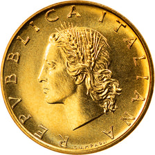 Coin, Italy, 20 Lire, 2001, Rome, MS(64), Aluminum-Bronze, KM:97.2