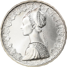 Coin, Italy, 500 Lire, 2001, Rome, MS(64), Silver, KM:98
