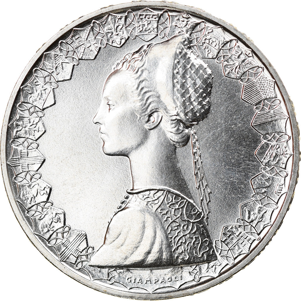 Coin, Italy, 500 Lire, 1999, Rome, MS(64), Silver, KM:98
