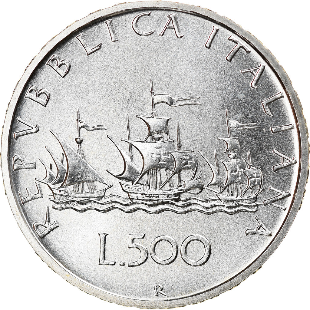 Coin, Italy, 500 Lire, 1999, Rome, MS(64), Silver, KM:98