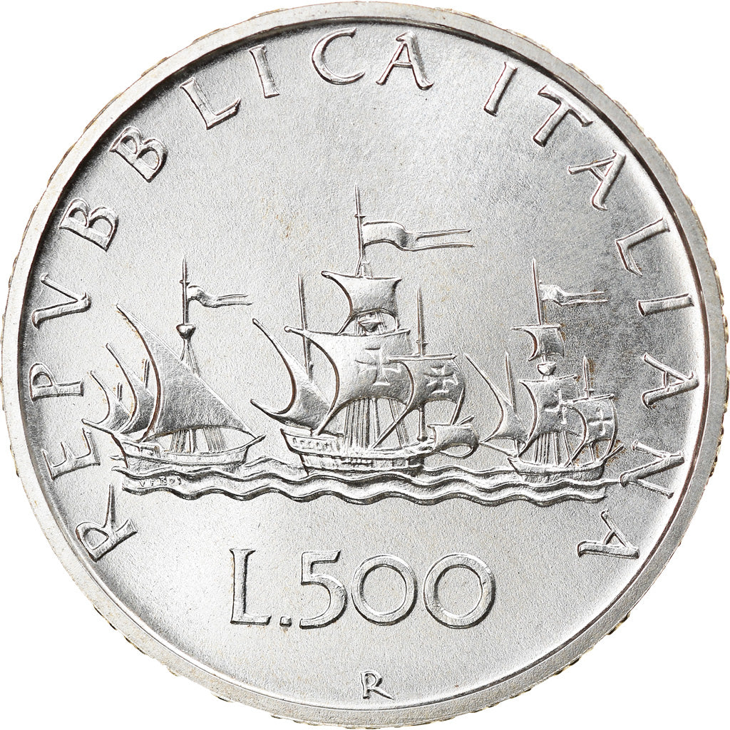 Coin, Italy, 500 Lire, 1999, Rome, MS(64), Silver, KM:98