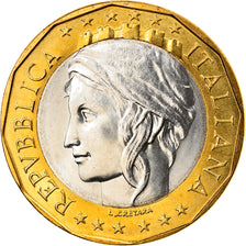 Coin, Italy, 1000 Lire, 1999, Rome, MS(64), Bi-Metallic, KM:194