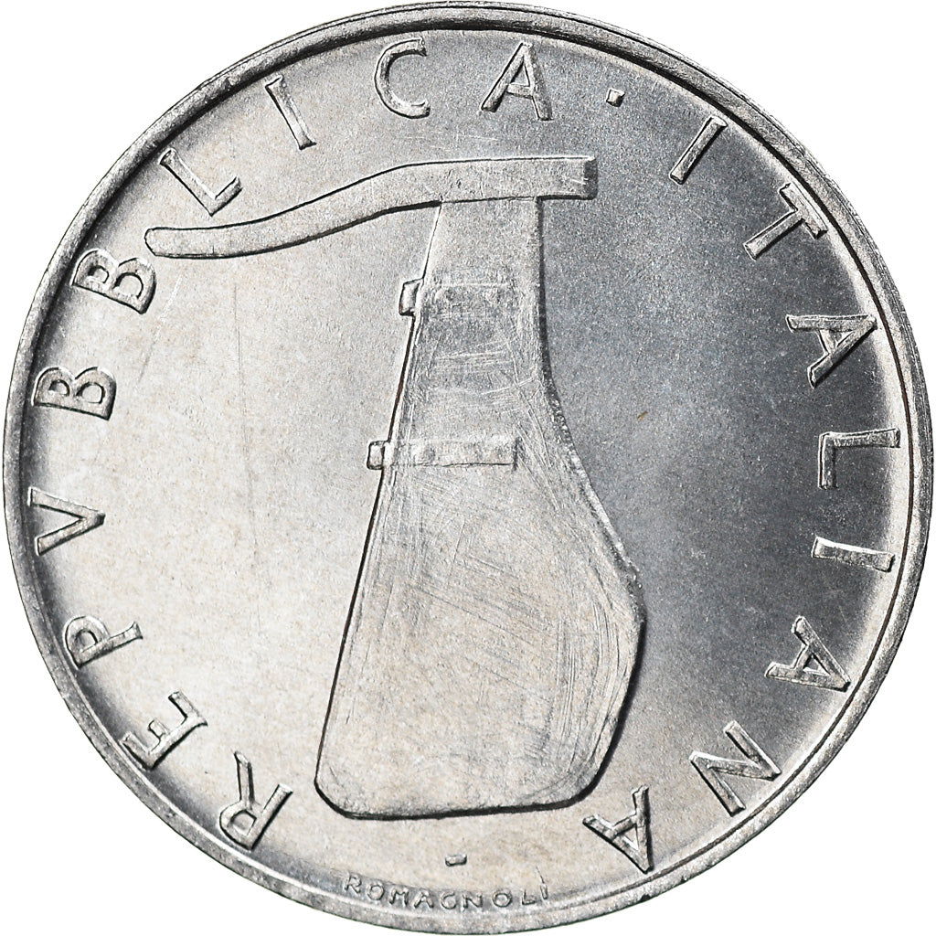 Coin, Italy, 5 Lire, 1997, Rome, MS(64), Aluminum, KM:92