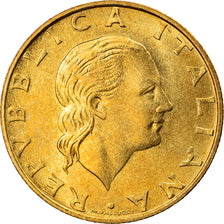 Coin, Italy, 200 Lire, 1997, Rome, MS(64), Aluminum-Bronze, KM:186