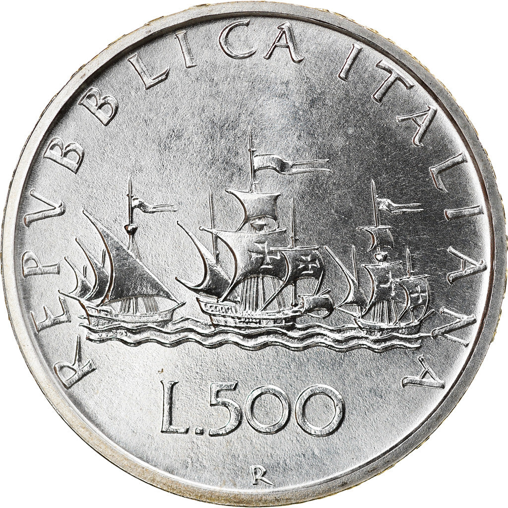 Coin, Italy, 500 Lire, 1997, Rome, MS(64), Silver, KM:98