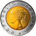 Coin, Italy, 500 Lire, 1997, Rome, MS(64), Bi-Metallic, KM:187