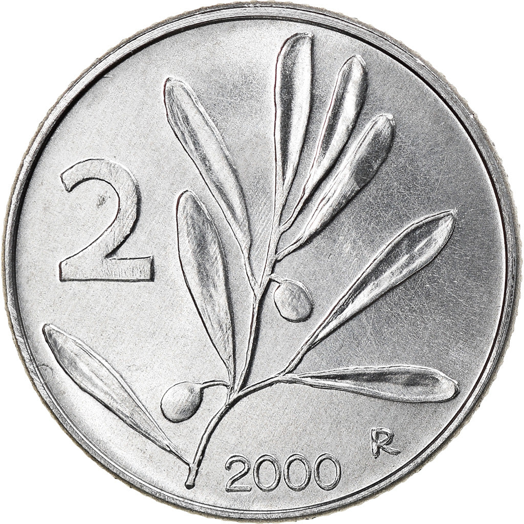 Monnaie, Italie, 2 Lire, 2000, Rome, SPL+, Aluminium, KM:94