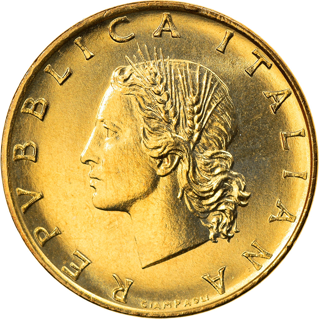 Coin, Italy, 20 Lire, 2000, Rome, MS(64), Aluminum-Bronze, KM:97.2