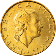 Coin, Italy, 200 Lire, 2000, Rome, MS(64), Aluminum-Bronze, KM:105