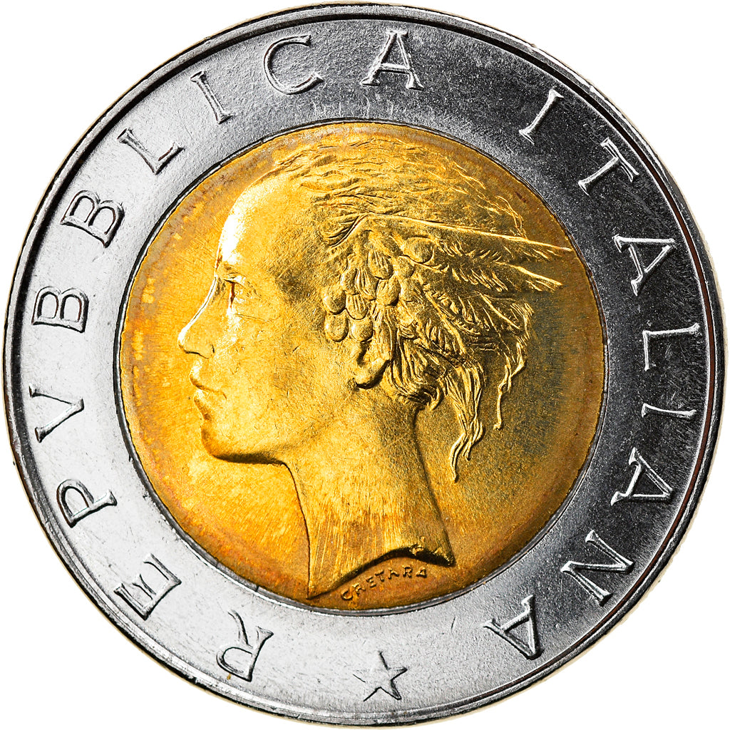 Coin, Italy, 500 Lire, 2000, Rome, MS(64), Bi-Metallic, KM:111