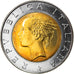 Coin, Italy, 500 Lire, 2000, Rome, MS(64), Bi-Metallic, KM:111