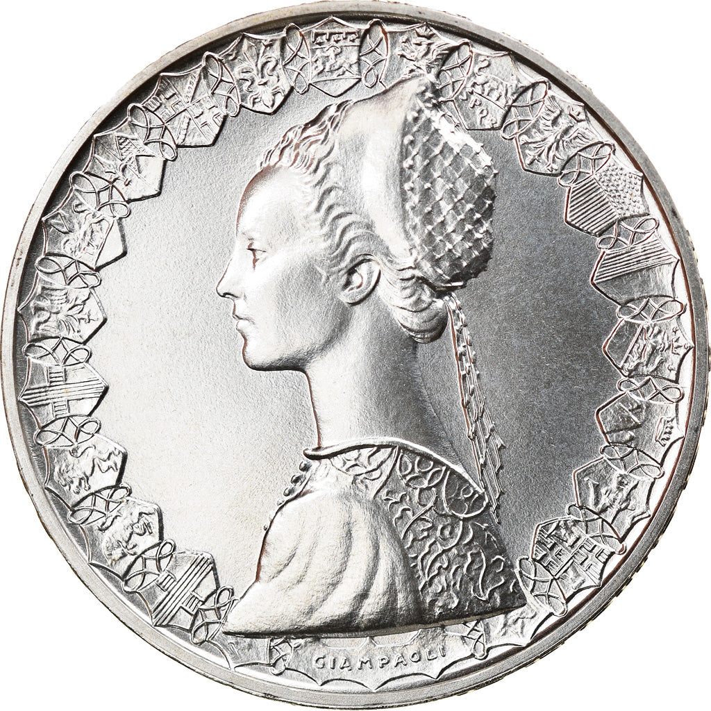 Coin, Italy, 500 Lire, 2000, Rome, MS(64), Silver, KM:98