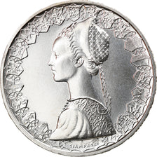 Coin, Italy, 500 Lire, 2000, Rome, MS(64), Silver, KM:98
