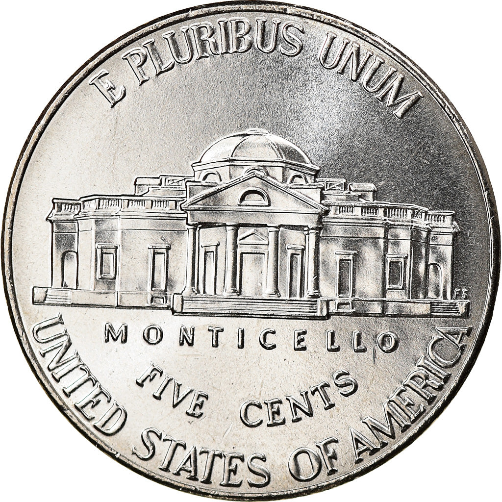 Coin, United States, 5 Cents, 2016, U.S. Mint, MS(64), Copper-nickel