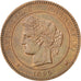 FRANCE, Cérès, 10 Centimes, 1895, Paris, KM #815.1, AU(55-58), Bronze, Gadoury #