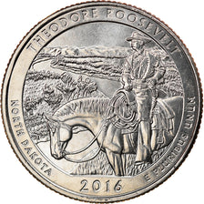 Moneta, Stati Uniti, Theodore Roosevelt, Quarter, 2016, U.S. Mint, SPL+, Rame