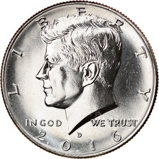 Coin, United States, Half Dollar, 2016, U.S. Mint, MS(64), Copper-nickel