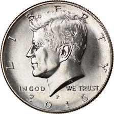 Coin, United States, Half Dollar, 2016, U.S. Mint, MS(64), Copper-nickel