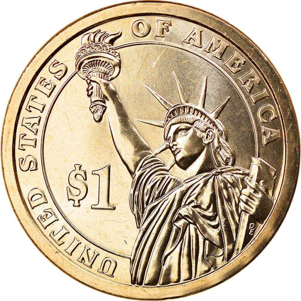 Coin, United States, Gerald R. Ford, Dollar, 2016, U.S. Mint, MS(64), Brass
