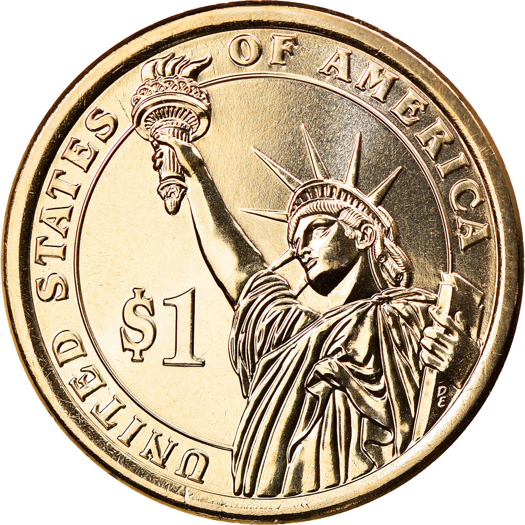 Coin, United States, Ronald Reagan, Dollar, 2016, U.S. Mint, MS(64), Brass