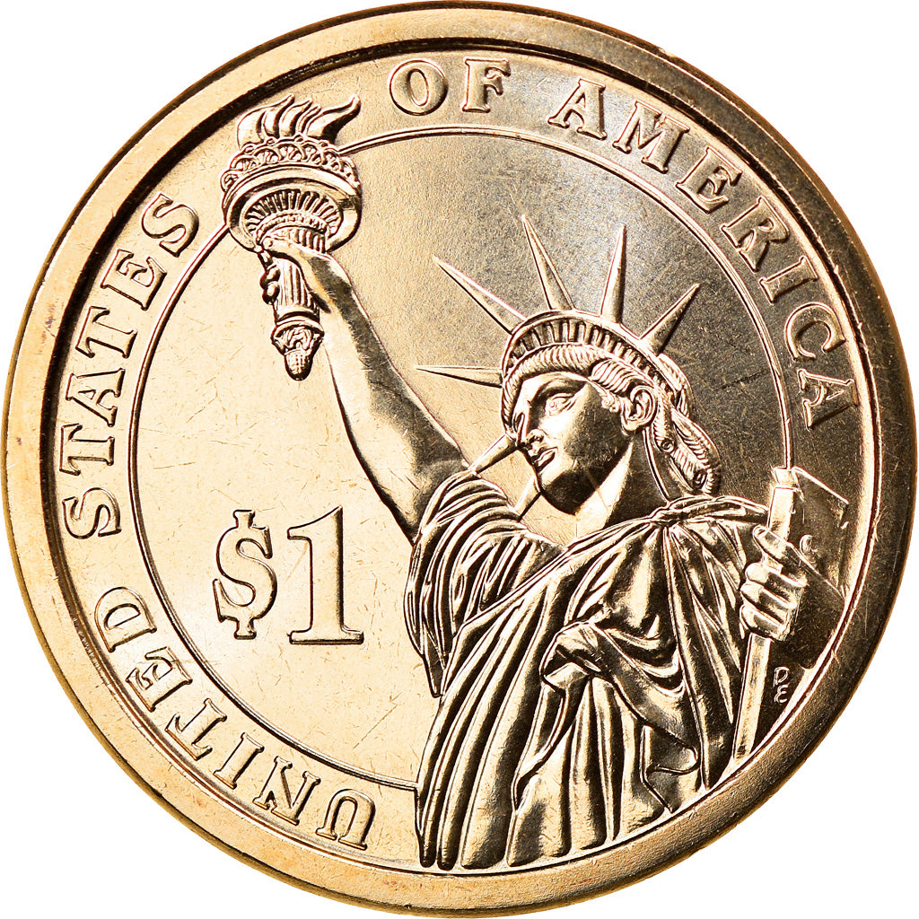Coin, United States, Ronald Reagan, Dollar, 2016, U.S. Mint, MS(64), Brass
