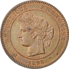 Coin, France, Cérès, 10 Centimes, 1895, Paris, AU(55-58), Bronze, KM:815.1