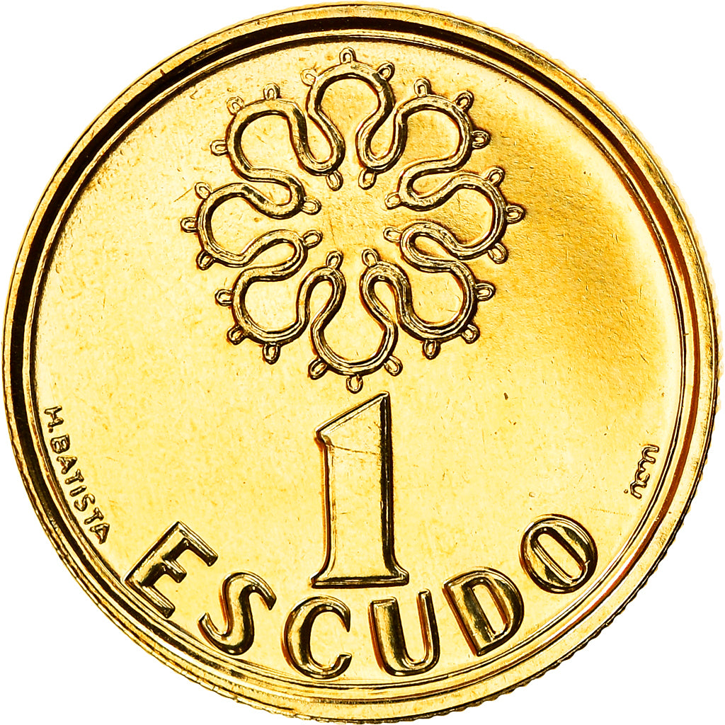 Coin, Portugal, Escudo, 2000, MS(65-70), Nickel-brass, KM:631