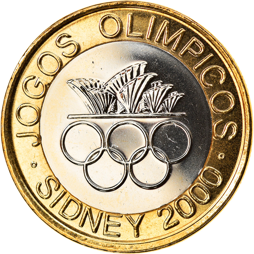 Coin, Portugal, 200 Escudos, 2000, Lisbon, MS(65-70), Bi-Metallic, KM:726