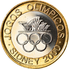 Coin, Portugal, 200 Escudos, 2000, Lisbon, MS(65-70), Bi-Metallic, KM:726