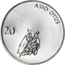Coin, Slovenia, 20 Stotinov, 2004, MS(65-70), Aluminum, KM:8