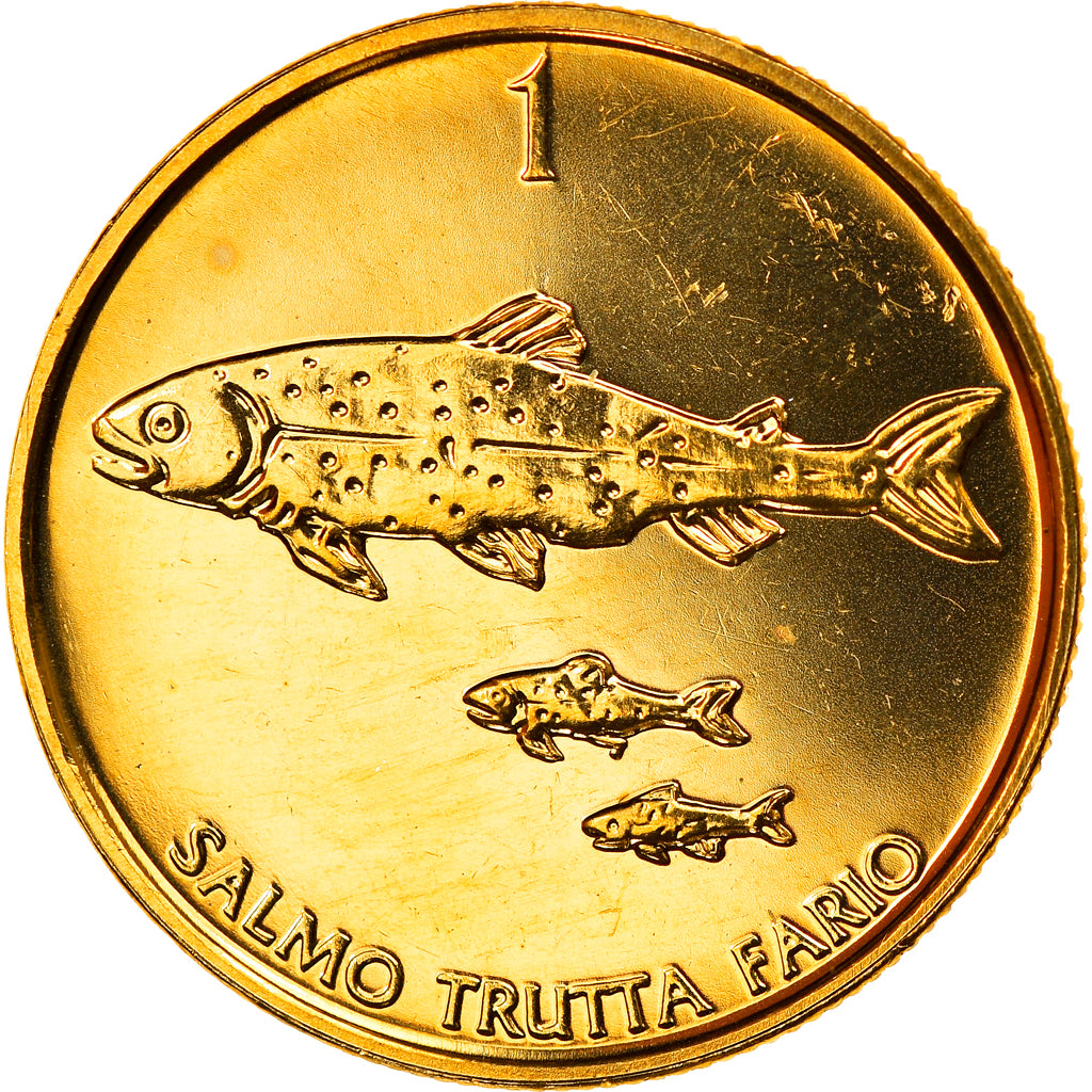 Coin, Slovenia, Tolar, 2004, MS(65-70), Nickel-brass, KM:4