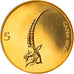 Coin, Slovenia, 5 Tolarjev, 2004, MS(65-70), Nickel-brass, KM:6
