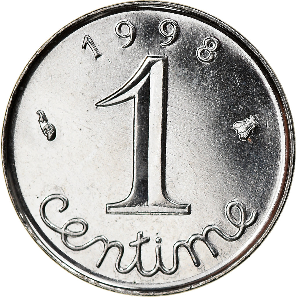Münze, Frankreich, Épi, Centime, 1998, Paris, STGL, Stainless Steel, KM:928