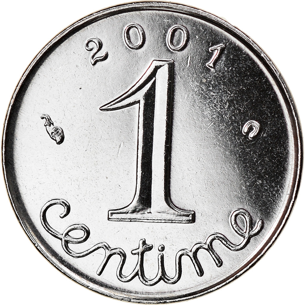 Moneta, Francia, Épi, Centime, 2001, Paris, FDC, Acciaio inossidabile, KM:928
