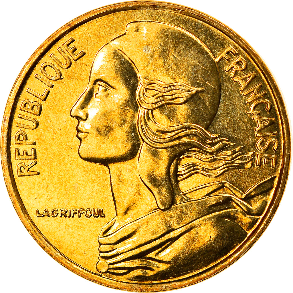 Coin, France, Marianne, 5 Centimes, 1999, Paris, MS(65-70), Aluminum-Bronze