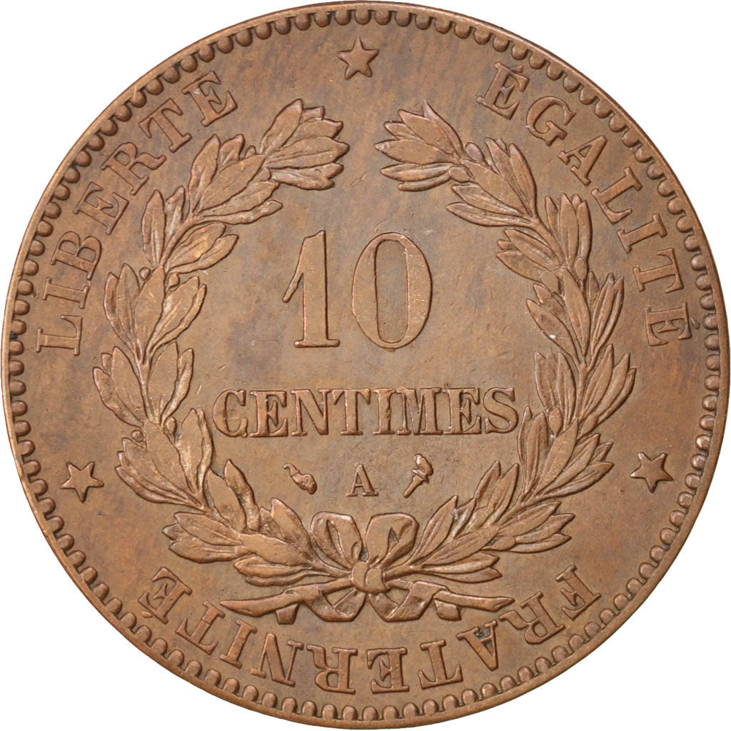IIIème République, 10 Centimes Cérès 1897 A torche, KM 815.1
