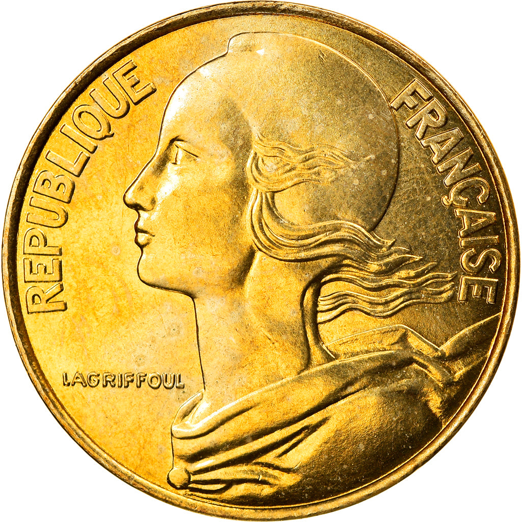 Moneta, Francia, Marianne, 20 Centimes, 1998, Paris, FDC, Alluminio-bronzo