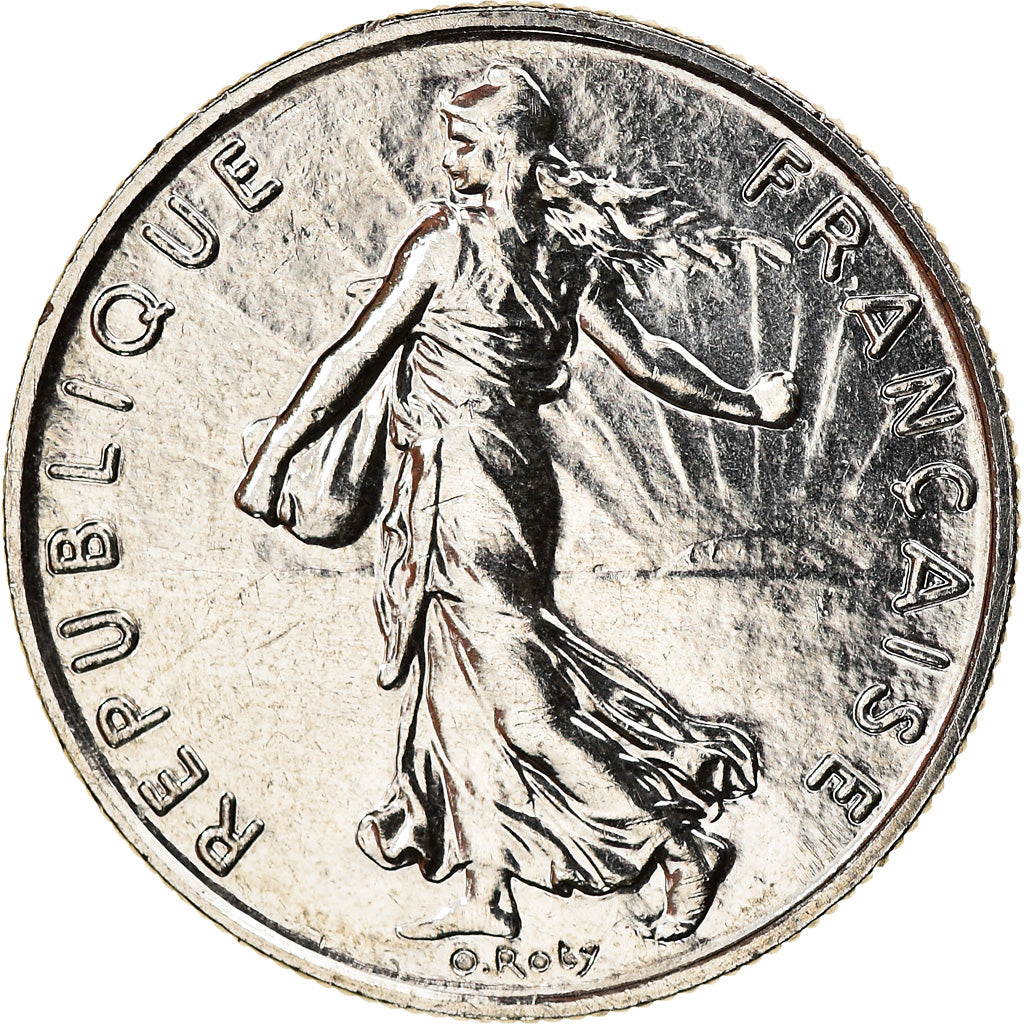 Coin, France, Semeuse, 1/2 Franc, 2001, Paris, MS(65-70), Nickel, KM:931.2