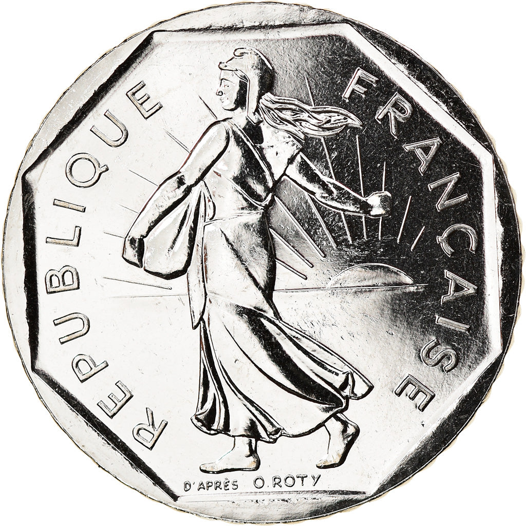 Coin, France, Semeuse, 2 Francs, 2001, Paris, MS(65-70), Nickel, KM:942.2