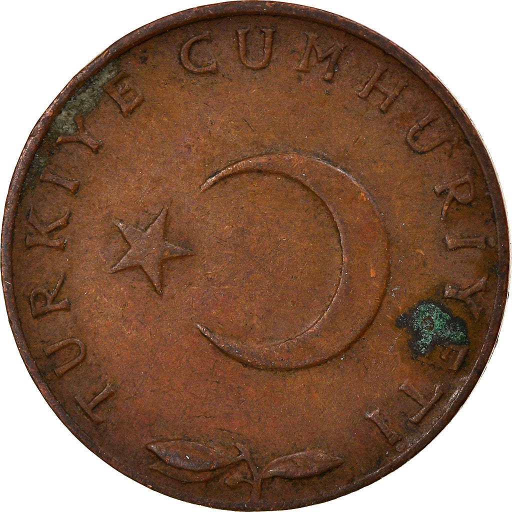 Munten, Turkije, 5 Kurus, 1972, ZF, Bronze, KM:890.2