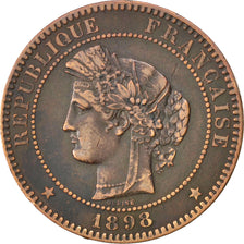 FRANCE, Cérès, 10 Centimes, 1898, Paris, KM #815.1, VF(20-25), Bronze, Gadoury #
