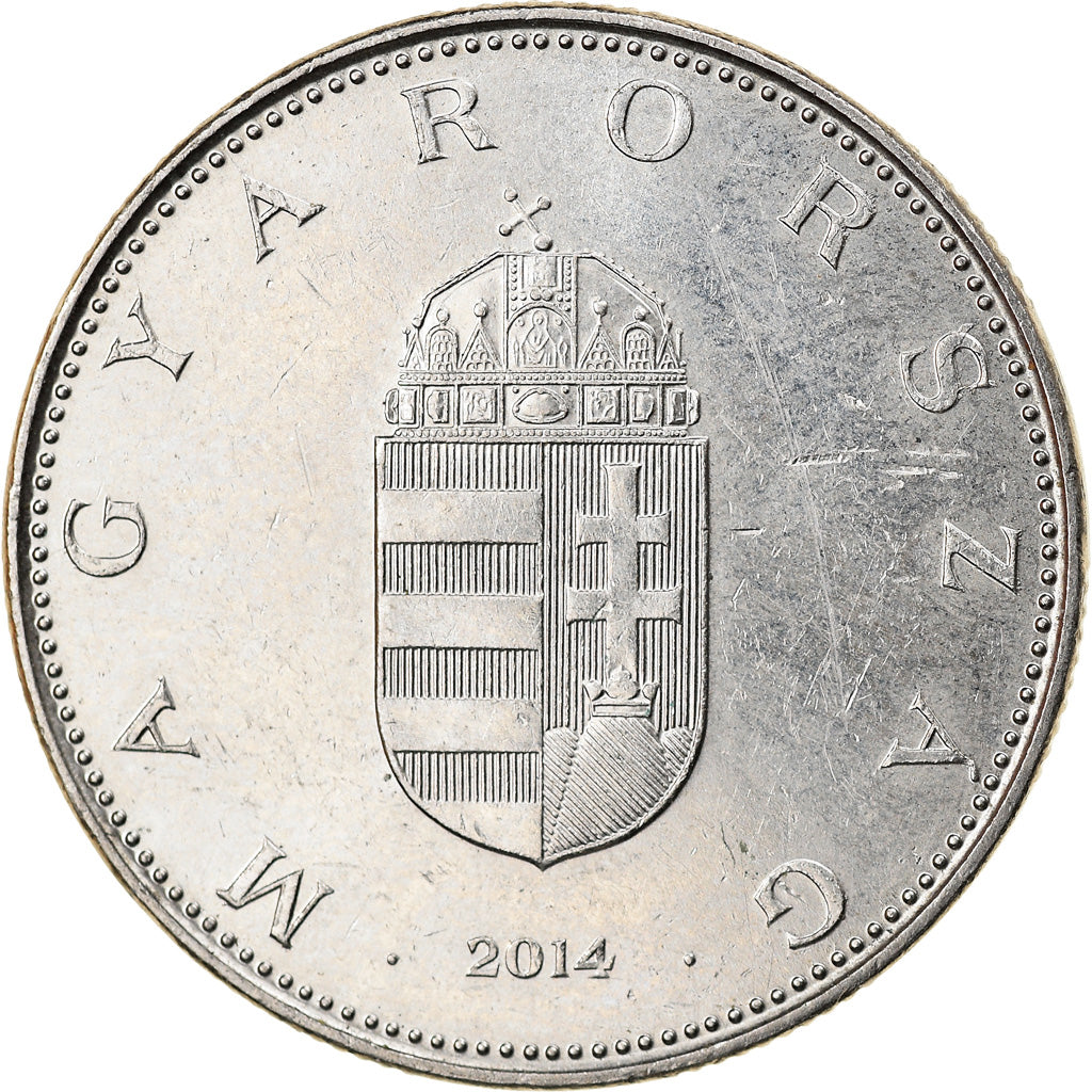Münze, Ungarn, 10 Forint, 2014, Budapest, SS, Copper-nickel
